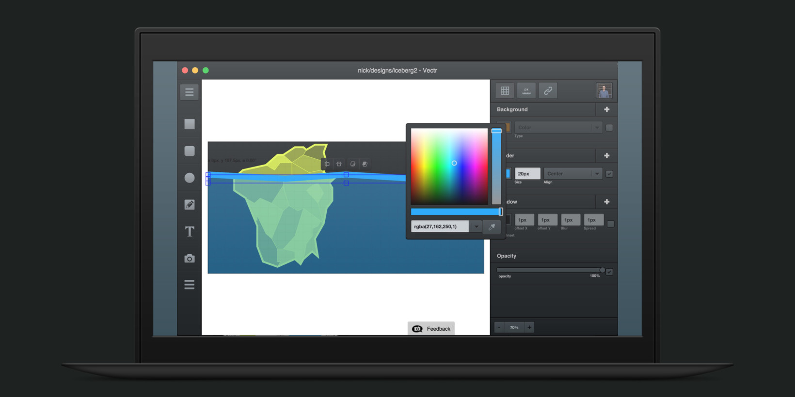 prototyping with vectr for mac