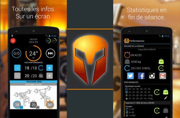 Hercule : la meilleure application de musculation. 