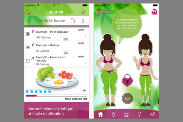 Perdre du poids avec une application